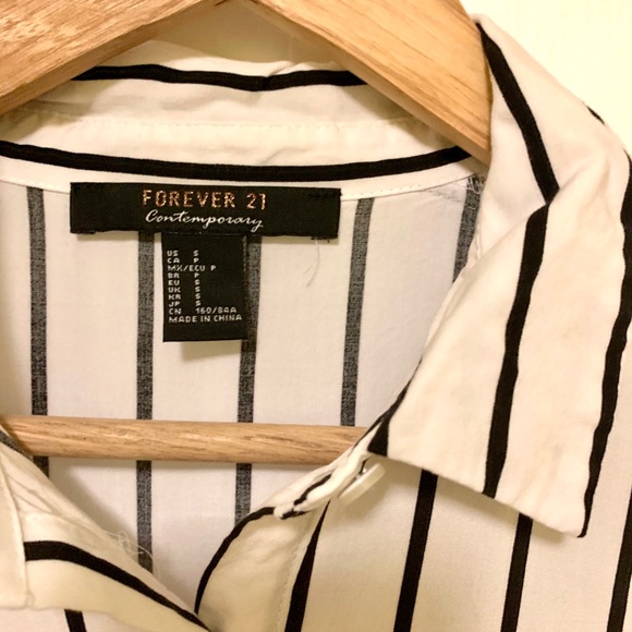 Striped Long-Sleeve Blouse - Picture 2 of 3